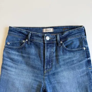 야누크 다크 블루 스트레이트 데님