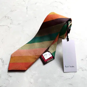 새상품 Paul Smith 폴스미스 넥타이 멀티 컬러 택 포함