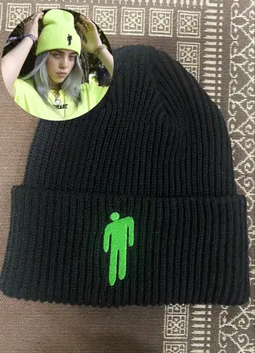 빌리 아일리시 니트 모자 h&m