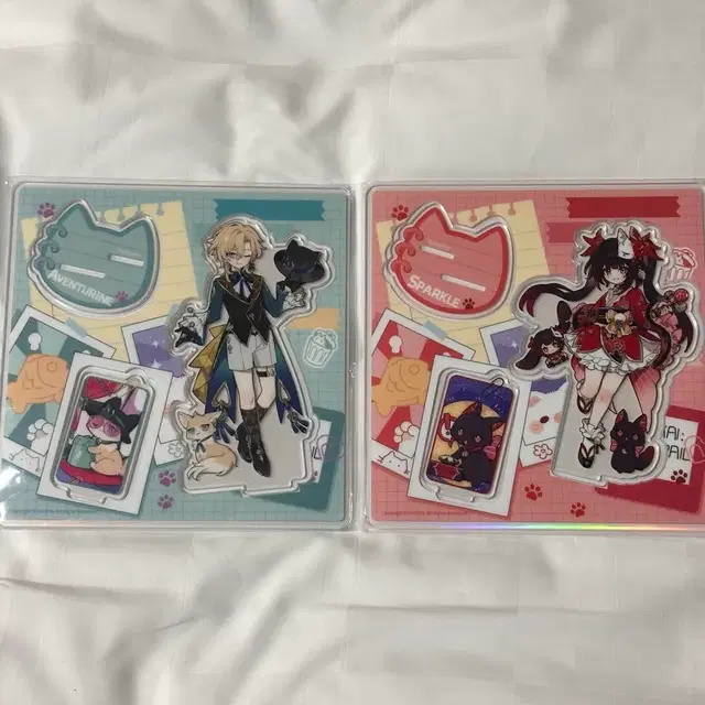 붕괴 스타레일 타이니캣 어벤츄린 스파클 아크릴 스탠드