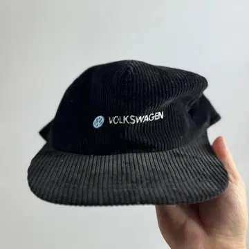초레어 90s 폭스바겐 코듀로이 캡 블랙