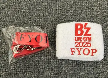 B'z FYOP 가챠 가챠가챠 리스트 밴드 화이트+넥스트랩 총 2점