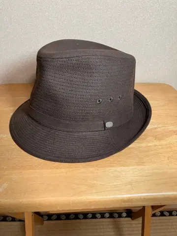 브라운 메쉬 햇 M 사이즈 미사용 택 포함
