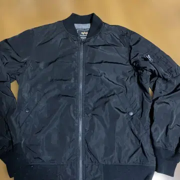 알파인더스트리 MA-1 블루종 나일론 자켓