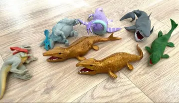 안도코 공룡과 바다 생물 피규어 세트