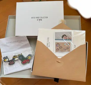 BTS V 테테 아티스트 메이드 컬렉션 브로치 페이스 태현