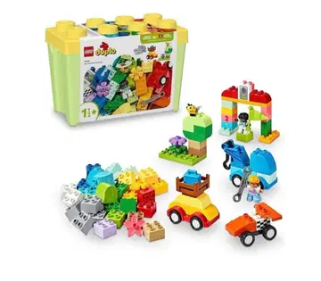 LEGO (레고) 듀플로 블록 + 자동차 & 트럭 포함 컨테이너 세트