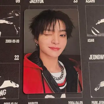 지훈 treasure 트레이딩 카드 중화 qq pleasure