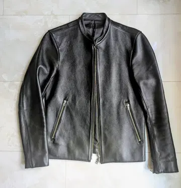 LIDnM 블랙 싱글 라이더 자켓