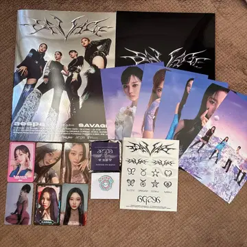 aespa savage 앨범, 트레이딩 카드 묶음 판매