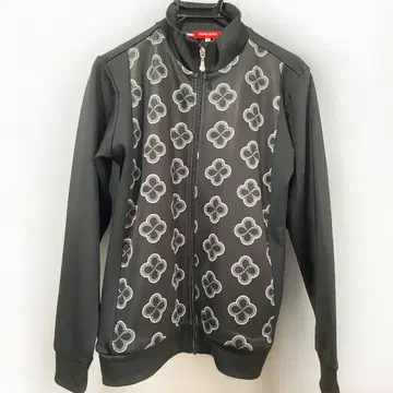 여성용 자켓 플라워 패턴 블랙/그레이