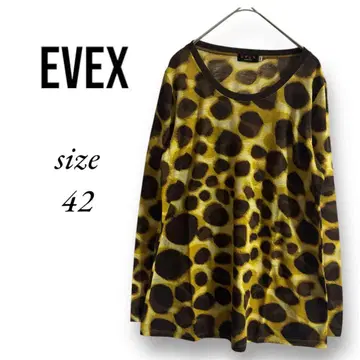 에베크스 바이 크리치아 티셔츠 긴팔 여성용 올 패턴 울 혼방