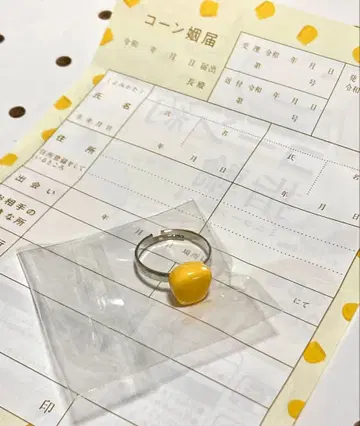 콘 약 반지 1개 가챠 캡슐 토이