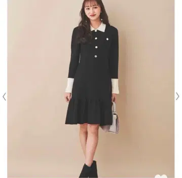 새상품급 31sons de mode 배색 니트 원피스