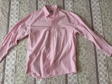 TOWNCRAFT 핑크 스트라이프 셔츠