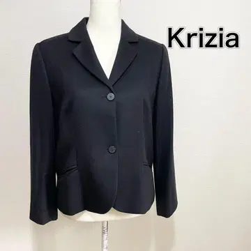 사이즈 ML Ktizia 테일러드 자켓 블랙 울 캐시미어 혼방