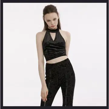 [ PUNK RAVE ] 홀터넥 벨로아