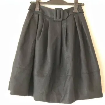 엠즈 그레이시 블랙 벌룬 스커트 동일 원단 벨트 M
