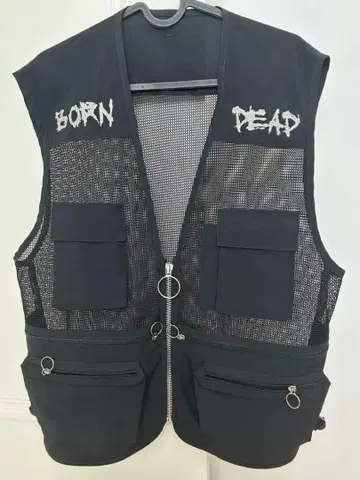 BORN DEAD 메쉬 베스트 블랙