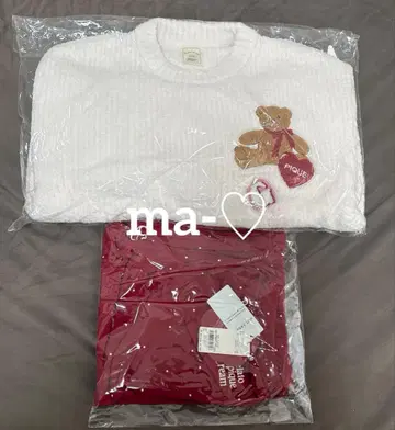 1 젤라또피케 베비모코 베어 사가라 풀오버 도트 무늬 롱 팬츠