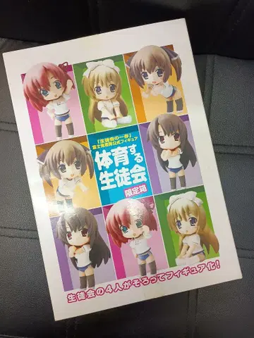 체육하는 학생회 한정판 피규어 4체 세트