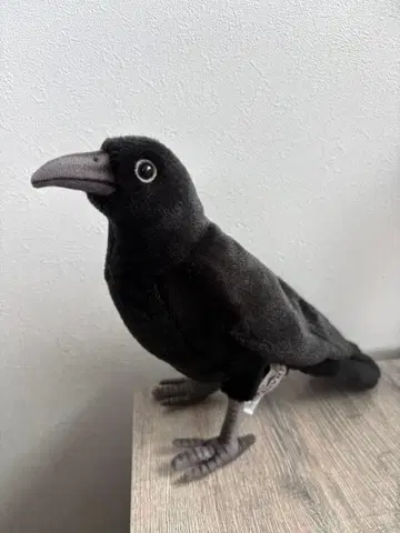 Hansa 까마귀 봉제 인형