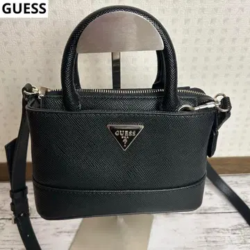 GUESS 게스 핸드백 작음 블랙 가죽 숄더 2way