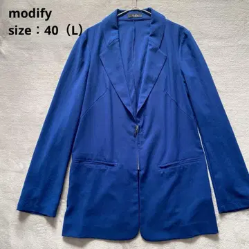 modify 모디파이 지퍼 자켓 [ L ] 얇은 소재 오피스 1433