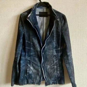 토네이도 마트 스트레치 데님 자켓 사이즈 L 색상 블랙 계열