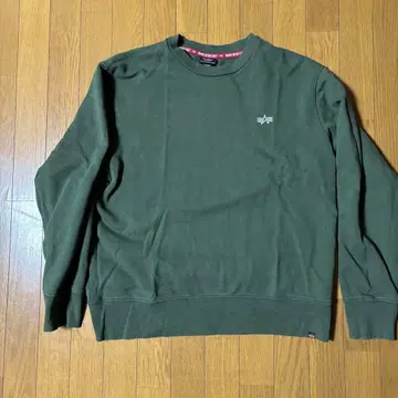 ALPHA INDUSTRIES 원 포인트 맨투맨