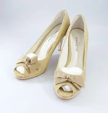 JILL STUART 질스튜어트 펌프스 베이지 레이스 24.5