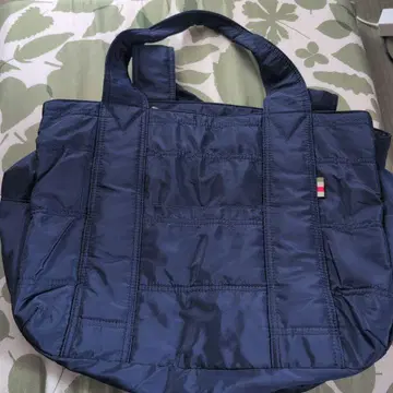 네이비 나일론 마더백