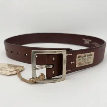 빈티지 웍스 벨트 29/74 브라운 가죽 천연 가죽 DH5647
