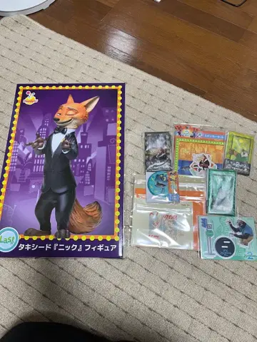 해피 복권 주토피아2 라스트상 턱시도 닉 피규어 덤 포함