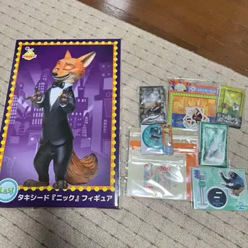 해피 복권 주토피아2 라스트상 턱시도 닉 피규어 덤 포함