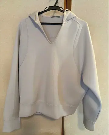 theory luxe 후디드 후드티 프로스트 그레이