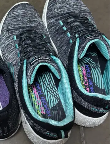 SKECHERS 스니커즈 블랙 블루