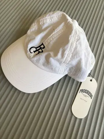 progress 프로 러닝 캡 흰색 화이트 모자