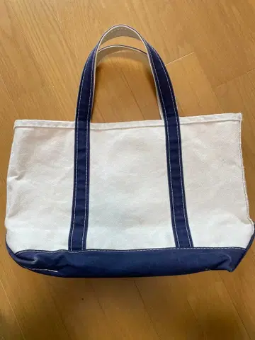 L.L.Bean 토트백 화이트/네이비
