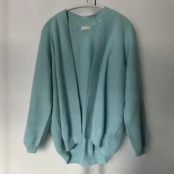 Ballisey 스카이블루 니트 긴팔 가디건