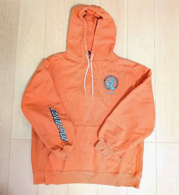 SANTA CRUZ 오렌지 맨투맨 후드티 XL