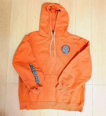 SANTA CRUZ 오렌지 맨투맨 후드티 XL