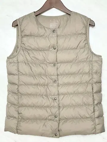 무인양품 라이트 베이지 다운 베스트 새상품급