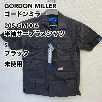 고든 밀러 20S-GM004 반팔 서플러스 셔츠 S 블랙 미사용