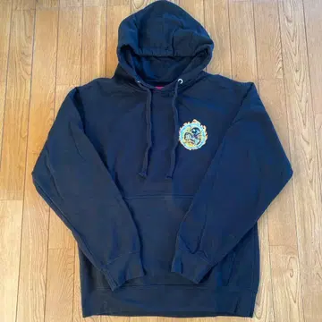 MISHKA 블랙 후드티