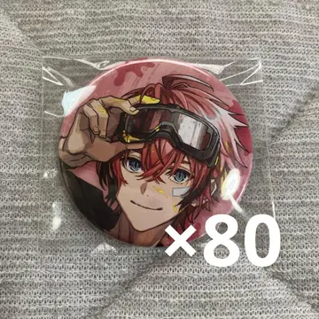 니지산지 아카기 웬 HEROS 1주년 캔뱃지 80개