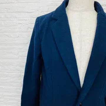 릴랙싱 S 체스터 코트 울 혼방 네이비 [ 1630-29 ]