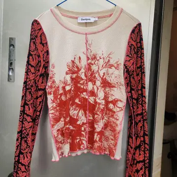 Desigual 꽃무늬 프린트 긴팔 상의