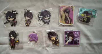 은혼 타카스기 신스케 아크릴 키링 고무 키링 세트