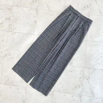 새상품급 어반 리서치 DOORS 와이드 팬츠 여성용 블랙 화이트 36